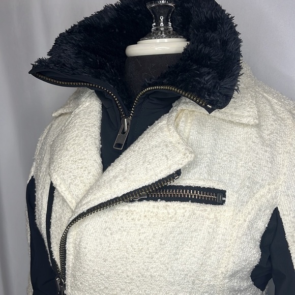 Sportswear of Sweden cream black biker ski jacket - Picture 8 of 16